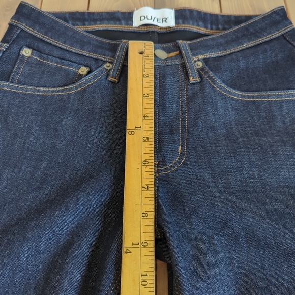Duer Women’s Slim Straight Leg All-Weather Denim Jeans - Picture 12 of 15